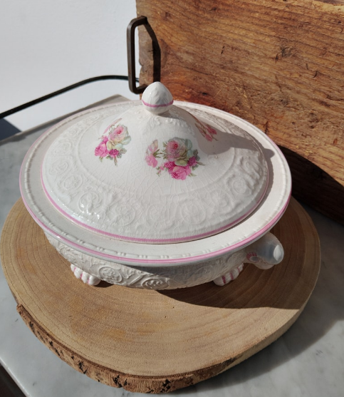 Soupière en poterie anglaise Devon – L'élégance pour votre service à thé anglais 