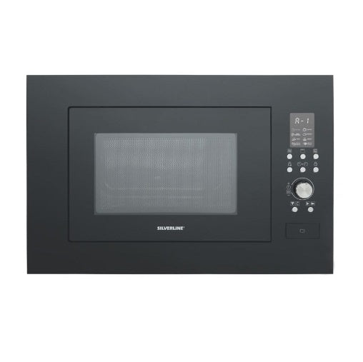 Microonde da Incasso Silverline MW9018B01 – Compatto, Intelligente, Sempre efficiente Black