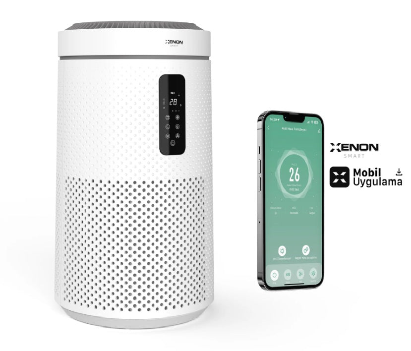 Purificateur d'air intelligent avec HEPA 13, UV-C et commande vocale