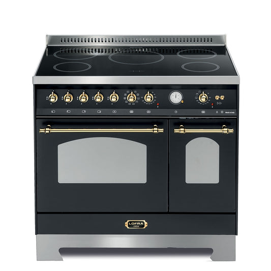 Cucina Doppio Forno Lofra  RNM96MFTE/5I DOLCEVITA - Cucina a Induzione Nero Matt