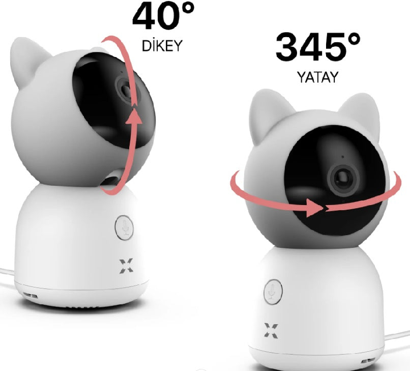 Babyphone intelligent avec caméra 3MP et écran 5” – Contrôle total et sécurité pour votre enfant