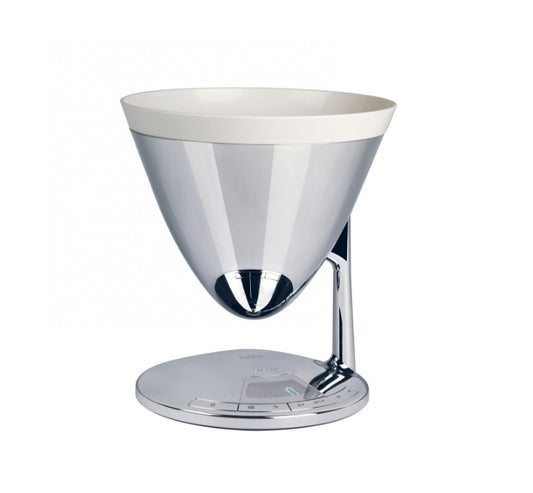 Bilancia da cucina Uma Bugatti in acciaio con timer integrato