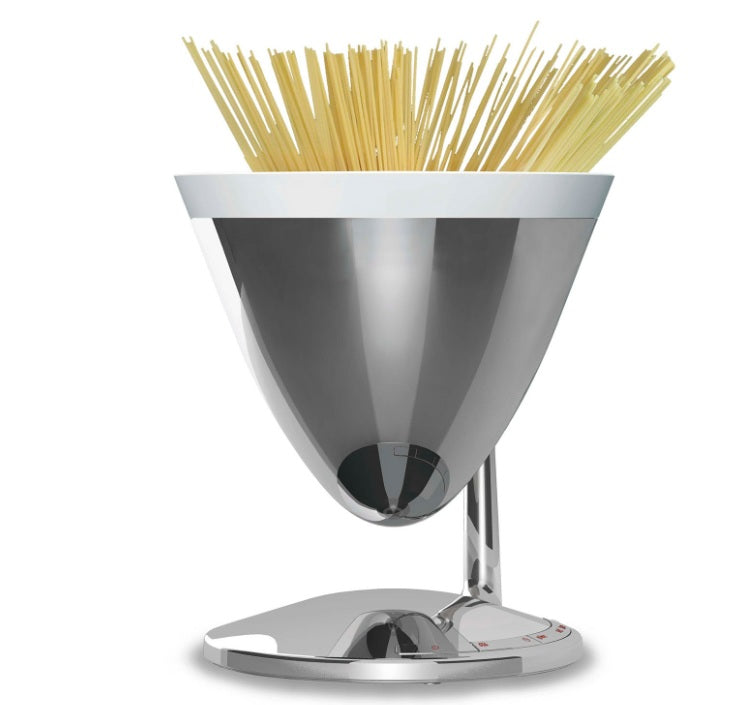 Bilancia da cucina Uma Bugatti in acciaio con timer integrato
