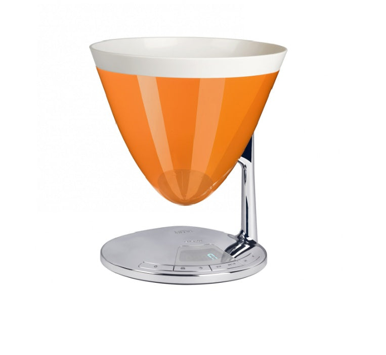 Bilancia da cucina Uma Bugatti in acciaio con timer integrato