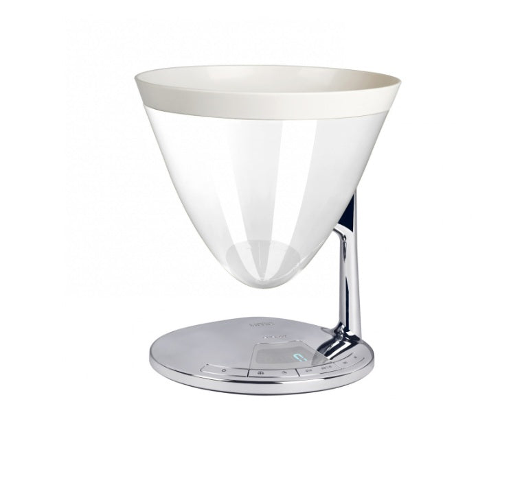 Bilancia da cucina Uma Bugatti in acciaio con timer integrato