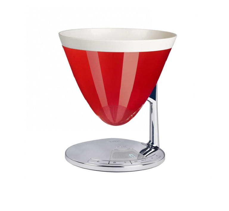 Bilancia da cucina Uma Bugatti in acciaio con timer integrato