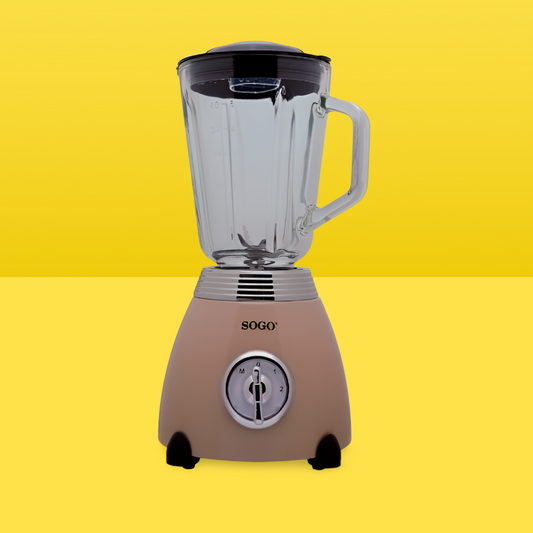 Mixeur en verre style vintage 1,5 litre 500 W beige