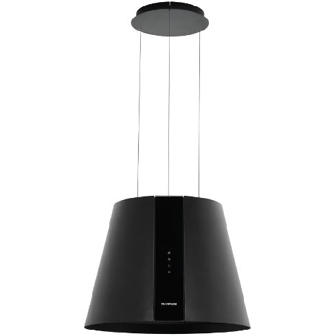 Hotte aspirante îlot Silverline Pure Plus 4386.5.733.05 – Design élégant et technologie intelligente, noir