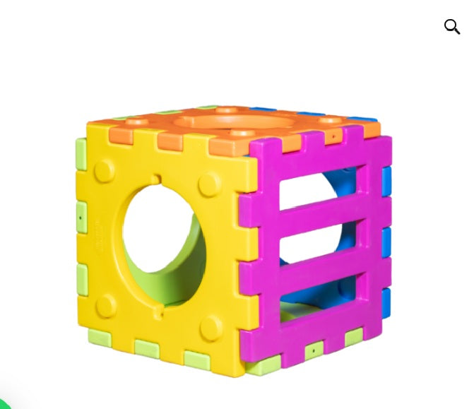 Jeu de cubes modulaires et empilables avec échelle (Modulo) 