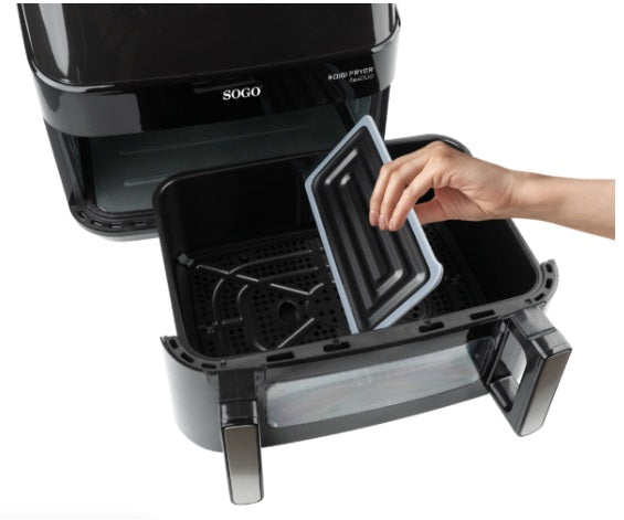 Friggitrice  ad aria doppio cestello FRE-SS-10895 - 5 anni di garanzia