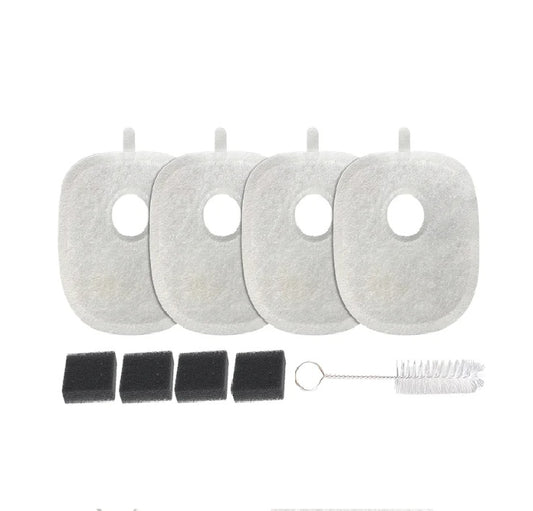 Filtro di Ricambio 4 Pezzi per Fontana d’Acqua Automatica in Acciaio X8652