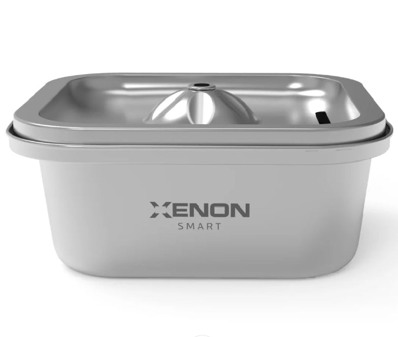 Fontaine en acier Smat X8651 pour chiens et chats