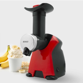 Sorbetière aux fruits 250 W (avec livre de recettes) Sogo FDM-SS-5246 en promotion