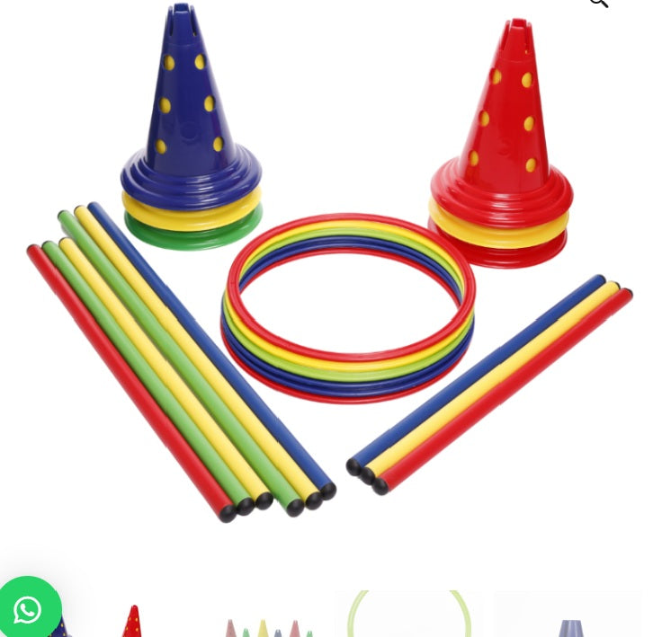 Kit Psychomoteur Évolué : Parcours Moteurs Complets et Interactifs avec Signalétique (Copie)