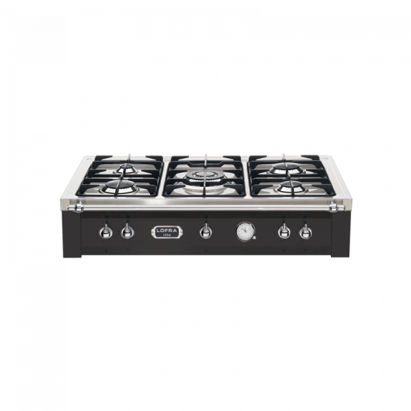 Piano Incasso a Gas - TRNM96/5 RANGE TOP DOLCEVITA - Piano a Gas 5 fuochi-Nero