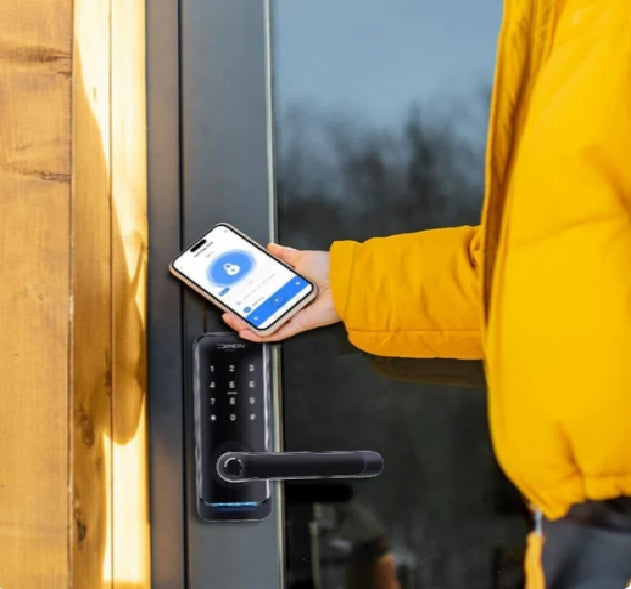 Serrure Intelligente Bluetooth Multifonction en Acier Inoxydable – Sécurité Avancée pour l'Intérieur et l'Extérieur