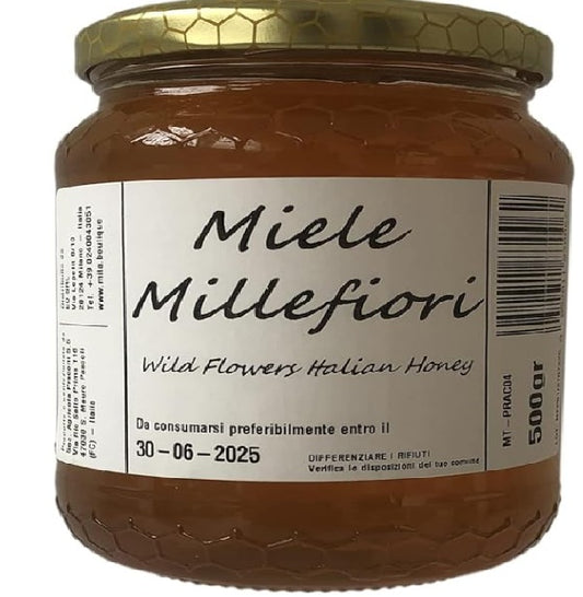 MiTA – Miele Millefiori Artigianale 500g- Italiano 100%