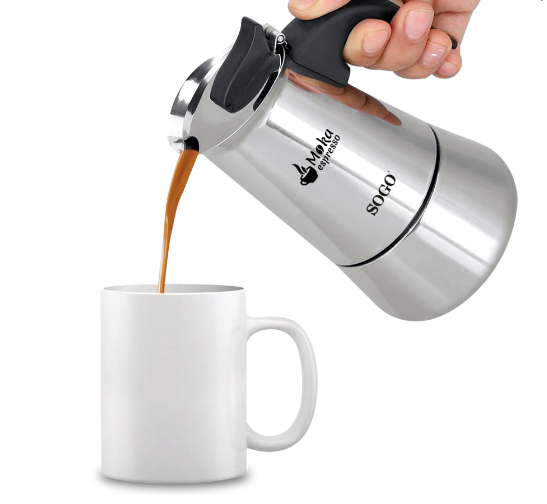Moka Induction 12 tasses CAF-SS-7635 en promotion 