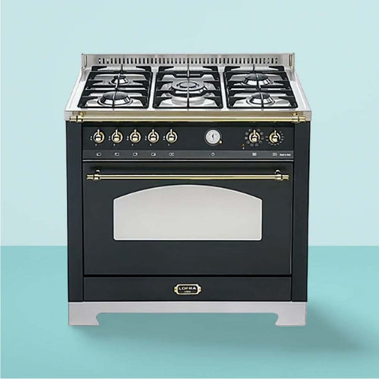 Lofra Dolcevita - RNMG96GVGT DOLCEVITA -  Cucina a gas con forno a gas-Nero