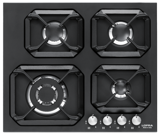 Piano Incasso Rustico Lofra Dolcevita - HRNM6G0 DOLCEVITA - Piano Cottura in offerta Nero