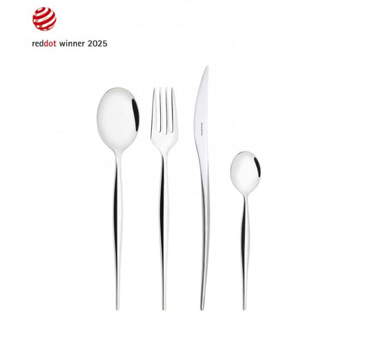 Posate in Acciaio Inox 18/10 Natura – Set 24 pezzi, finitura lucida