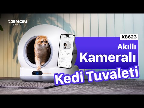 Lettiera Intelligente per Gatti con Telecamera – Controllo Smart e Pulizia Automatica
