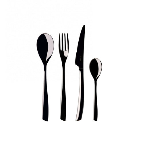 Posate Acciaio Inox Black Diamonds – Set 24 pezzi in scatola Gallery