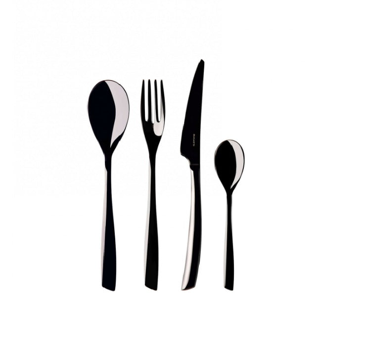 Cubiertos Acero Inoxidable Black Diamonds – Set de 24 piezas en caja Gallery