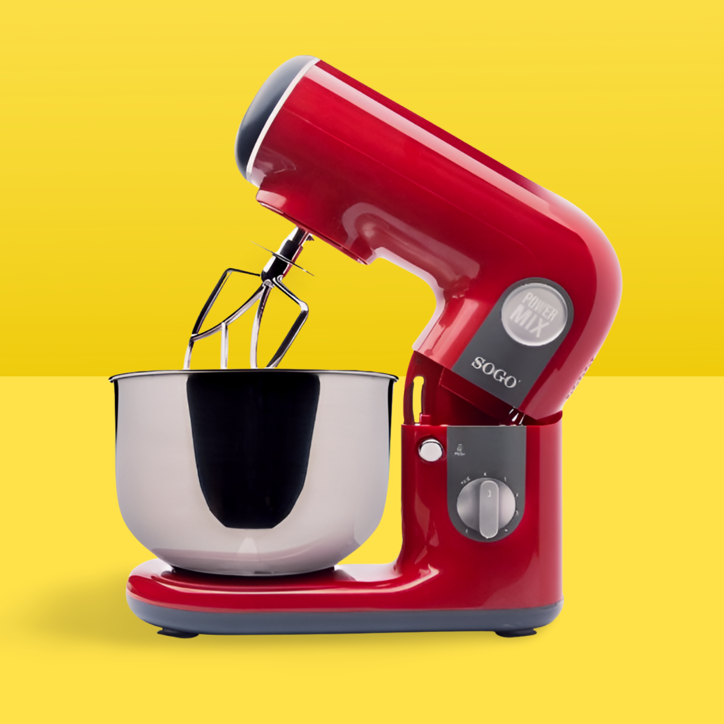 Robot culinaire, mixeur SOGO 14510 rouge, POWER MIX, 5L - 1000 Watt
