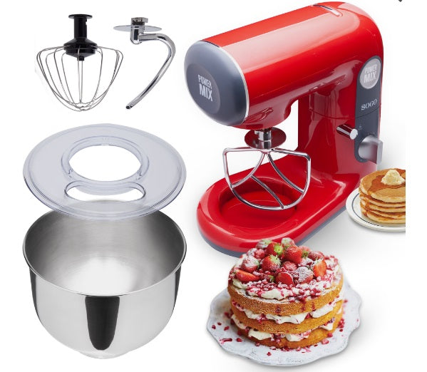 Robot culinaire, mixeur SOGO 14510 rouge, POWER MIX, 5L - 1000 Watt